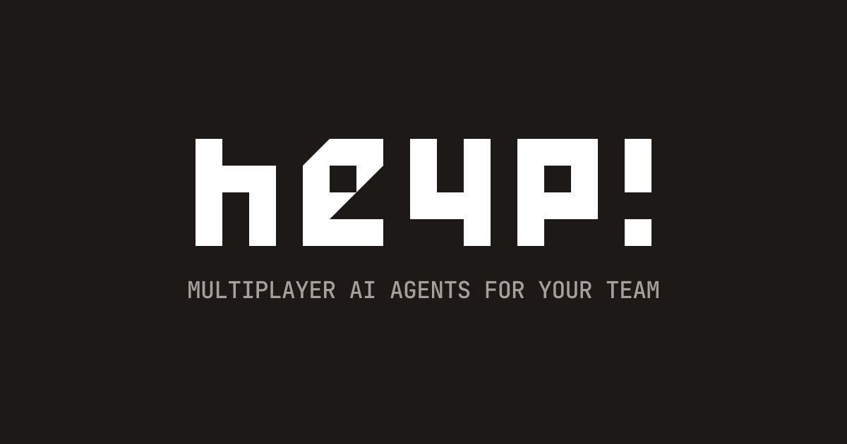 heypi | A multiplayer chat agent for your team. One AI agent in Slack ...